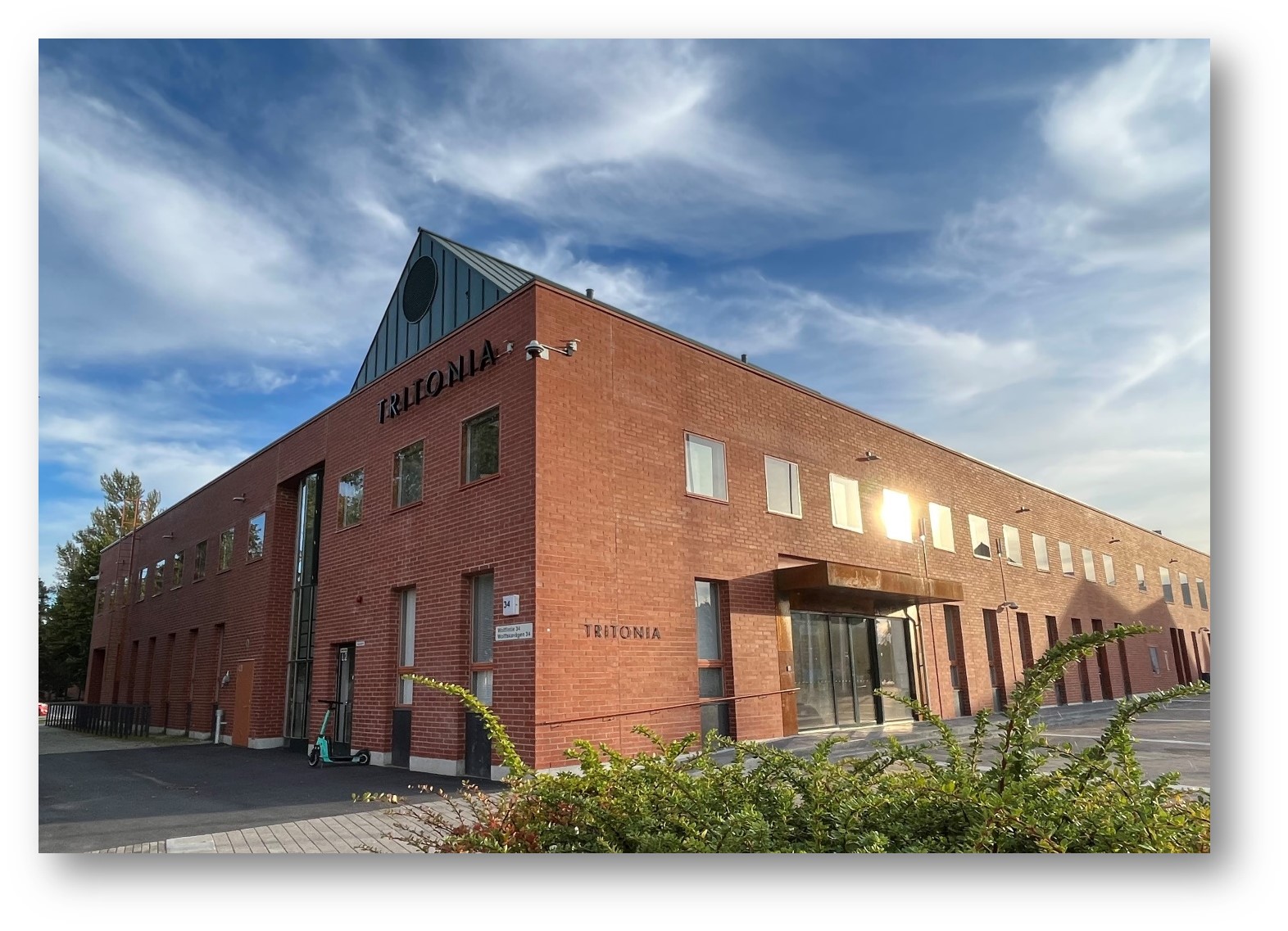 The Tritonia library building